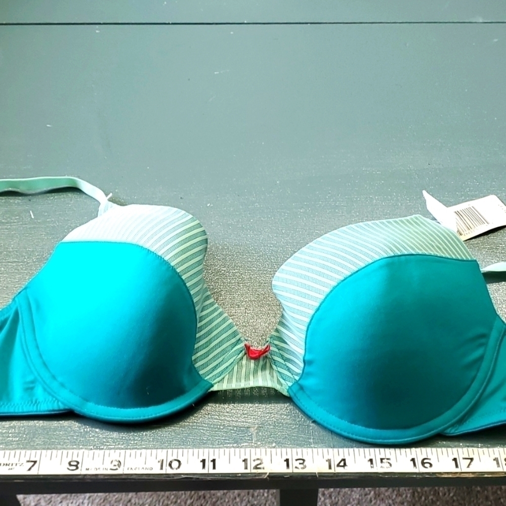 VASSARETTE, tourqwise Bra, size 38C. Beautiful colors. NWT
